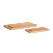 Hübsch - Alley Cutting Boards 2 pcs. Natural