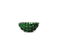 ferm LIVING - Plait Bowl Ø24 Emerald Grøn