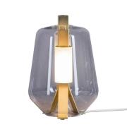 Prandina Luisa T1 bordlampe, 2.700 K, messing/røg