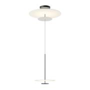 Vibia Flat LED-hængelampe 3 lyskilder Ø 90 cm grå L1