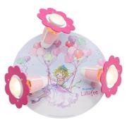 Prinsesse Lillifee loftlampe, rondel, 3 lyskilder