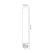 LED-lampe E27 rør T32 5W 2.200K dæmpbar 20cm