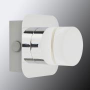 Skøn LED væglampe Stefanie med kontakt