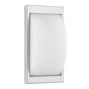 Udendørs væglampe med sensor 068SEN, E27, farve rustfrit stål