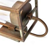 Cubic³ 3362 udendørs væglampe messing antik/klar