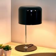 Oluce Coupé - tidløs bordlampe i sort design