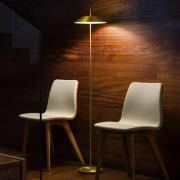 Vibia Mayfair - LED-gulvlampe, mat guld