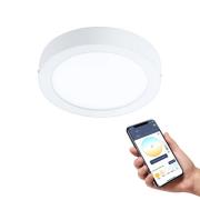 EGLO connect Fueva-Z loftslampe, Ø 21cm hvid