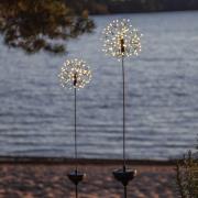 Firework LED-solcellelampe med jordspyd, 85 cm