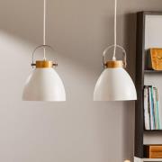 Pendellampe Bergen, 2 lyskilder, hvid