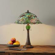 Waterlily fortryllende bordlampe i Tiffany-stil