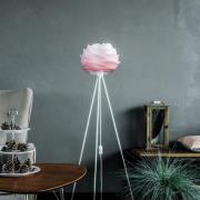 UMAGE Carmina Mini gulvlampe rosa, hvid trefod