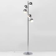 KARE Calotta - gulvlampe i skinnende krom