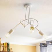 Tarnow loftlampe, 3 lyskilder, hvid