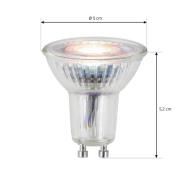 LED-reflektor GU10 4,5W 3.000 K 36° glas