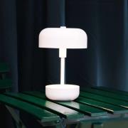 Dyberg Larsen Haipot LED-bordlampe genopladeligt batteri hvid