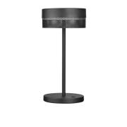 Mesh LED-bordlampe batteri, højde 30 cm, sort