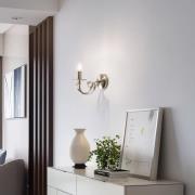 Væglampe Castro, antik messing, 1 lyskilde