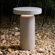 Luceplan Nui C LED-terrassebelysning i beton DALI