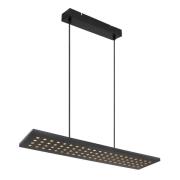 Dolores LED-pendellampe, mat sort/sort