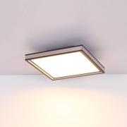 Jessy LED-loftlampe, 45x45cm med fjernbetjening