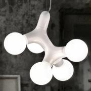 DNA Designer-pendellampe DOUBLE-5, hvid