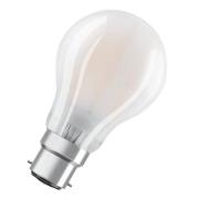 OSRAM LED-pære B22d Classic A 7 W 2.700K, mat