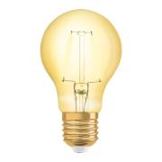 OSRAM LED-pære E27 2,5W 1906 Classic A 2.400K guld