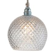 EBB & FLOW Rowan pendellampe, sølv Ø 15,5cm