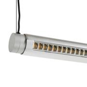 HAY LED-hængelampe Factor Linear directional, aluminium, drejelig