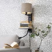 IT'S ABOUT ROMI Florence læselampe 2 lyskilder mørkt linned