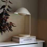 Freya bordlampe af metal, beige