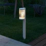 Coupar Garden-vejlampe i aluminium, sandfarvet