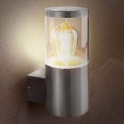 Udendørs væglampe i stål Naxos