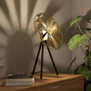 Castanuelo bordlampe, sort/guld