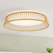EGLO Luppineria LED-loftlampe, flettet træ Ø45cm