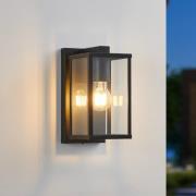 EGLO Budrone udendørs væglampe, sort/klar