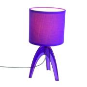 Trendy bordlampe Ufolino, violet