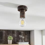 Rustfarvet loftlampe Jake