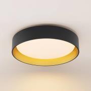 Lindby Gracjan LED-loftslampe CCT sortguld