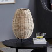 Lindby Oliana bordlampe, rattan E27