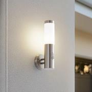 Lindby udendørs væglampe Kristof, bevægelsessensor, 33 cm, E27