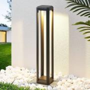 LED-gadelampe Fery i antracit, 80 cm