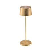 Zafferano Olivia 3K bordlampe i guld