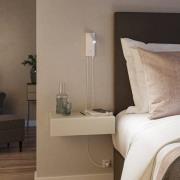 Paulmann Hulda USB LED-vægspot 3-trins dæmpbar hvid