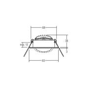 BRUMBERG LED-indbygningsspot BB09 on/off, tilslutningsboks, rustfrit s...