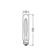 OSRAM LED Vintage 1906, rør, guld, E27, 4,8 W, 822, dim.