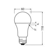 OSRAM LED Classic Star, mat, E27, 10 W, 4.000 K, 1.055 lm