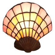 6000 deko-bordlampe, glasskal, Tiffany-design