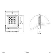 EVN Panthera udendørs LED-spot IP65 30 W 3.000 K